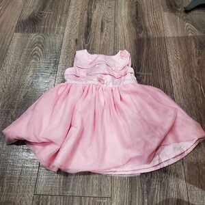 Baby Joe Fresh Dress Size 12-18M Pink Flower Baby Dress